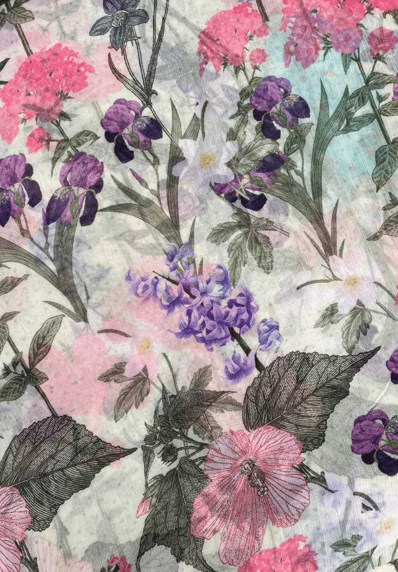 Spring Melody Lightweight Chiffon Fabric