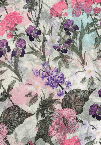 Spring Melody Lightweight Chiffon Fabric